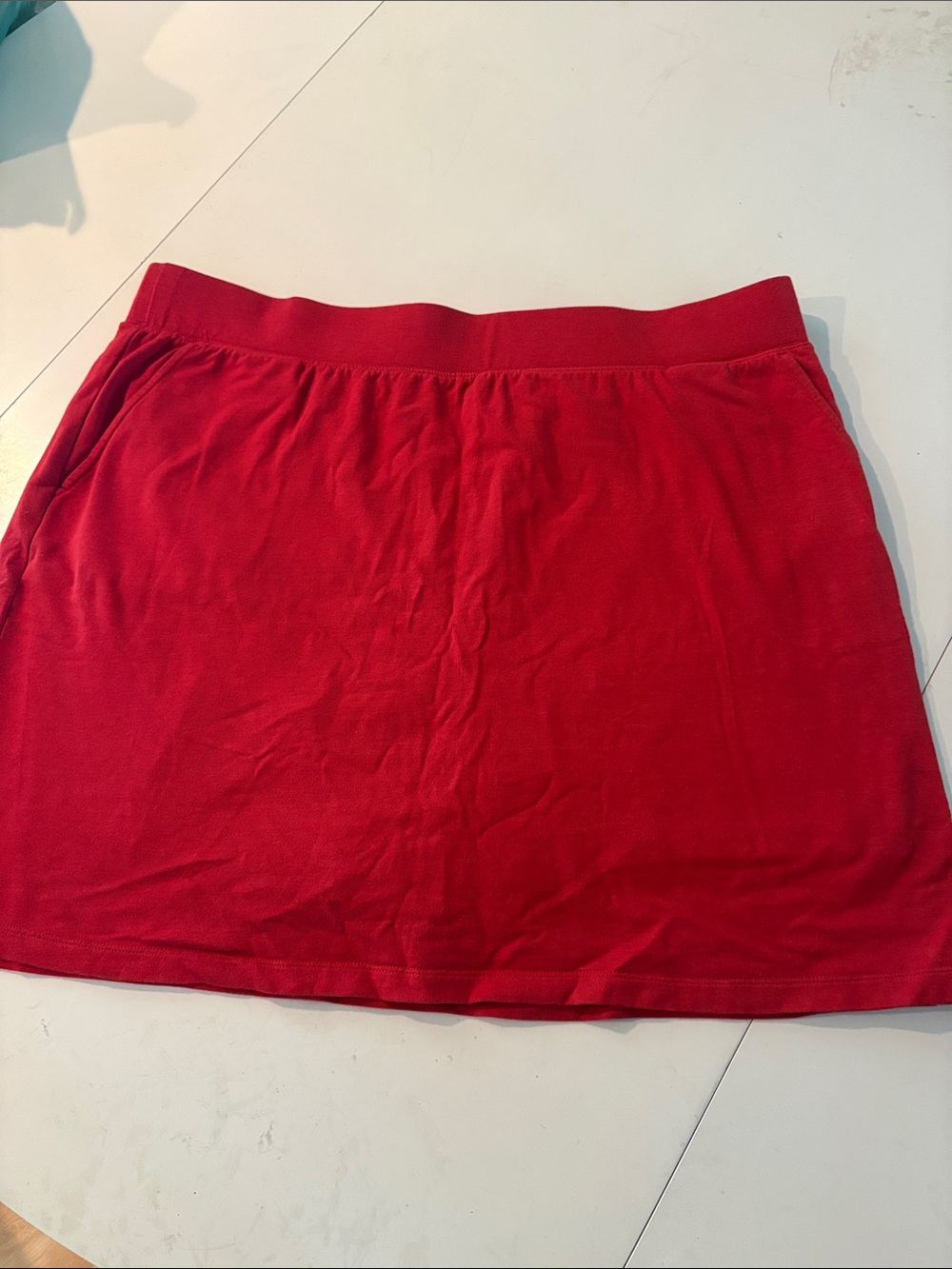 D & co active Classic Red Women’s Knit Skort